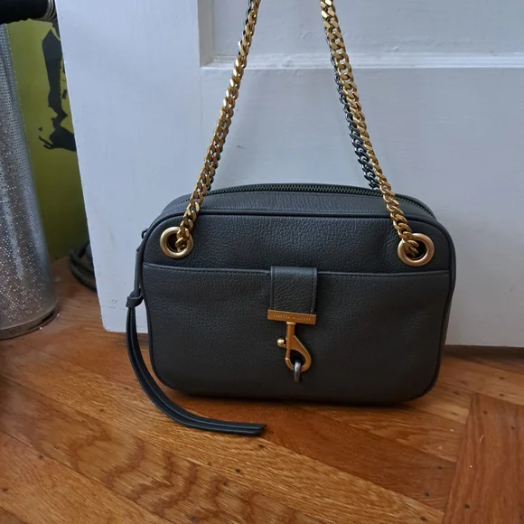 NWT Rebecca Minkoff Lou Handbag - Graphite - Picture 3 of 10
